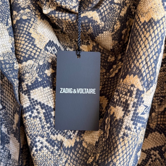 Zadig & Voltaire Python Pattern Beach Wrap - Picture 1 of 7